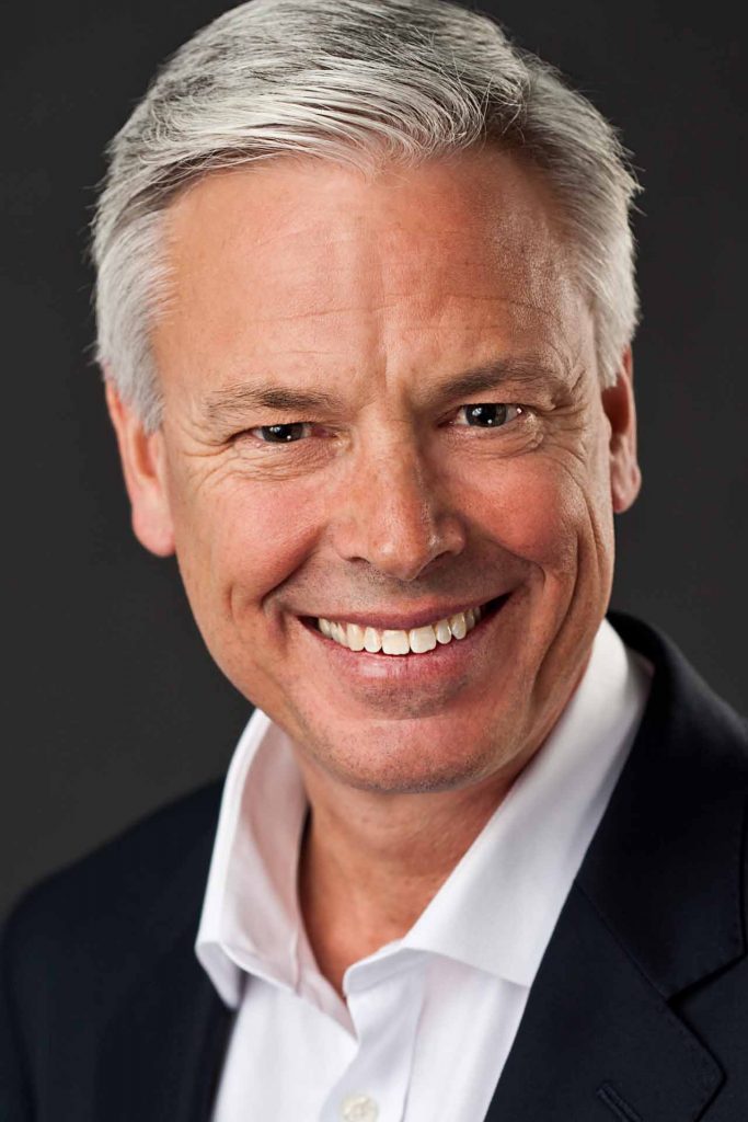 White Haired Male Professional Headshot Corporate Executive